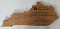 Kentucky Shaped Award Plaque